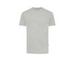 T-shirt coton recyclé et biologique 180 g/m2 Iqoniq Manuel couleur gris clair chiné