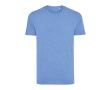 T-shirt coton recyclé et biologique 180 g/m2 Iqoniq Manuel couleur bleu chiné