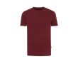 T-shirt coton recyclé et biologique 180 g/m2 Iqoniq Bryce couleur bordeaux