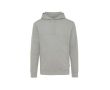 Sweat en coton écologique non teinté 340 g/m2 Iqoniq Torres couleur gris clair chiné
