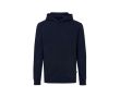 Sweat en coton biologique et recyclé 340g/m2 Iqoniq Jasper couleur bleu marine