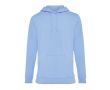 Sweat en coton biologique et recyclé 340g/m2 Iqoniq Jasper couleur bleu pastel