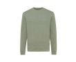 Sweat chiné en coton biologique 340 g/m2 Iqoniq Denali couleur vert chiné