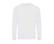 Sweat col rond en coton écologique 340 g/m2 Iqoniq Zion couleur blanc