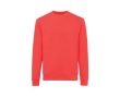 Sweat col rond en coton écologique 340 g/m2 Iqoniq Zion couleur rouge