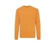Sweat col rond en coton écologique 340 g/m2 Iqoniq Zion couleur orange