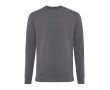 Sweat col rond en coton écologique 340 g/m2 Iqoniq Zion couleur gris foncé