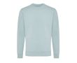 Sweat col rond en coton écologique 340 g/m2 Iqoniq Zion couleur vert pastel
