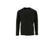 T-shirt à manches longues 100% coton 190 g/m2 SOL'S Imperial couleur noir