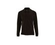 Polo manches longues homme 100% coton 180 g/m2 SOL'S Perfect couleur noir