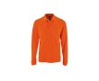Polo manches longues homme 100% coton 180 g/m2 SOL'S Perfect couleur orange