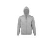 Veste zippée homme en coton et polyester 280g/m2 SOL'S Spike couleur gris clair