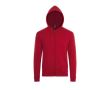 Sweat personnalisable avec capuche homme couleur rouge