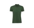 Polo floqué 100% coton pour marque couleur vert foncé