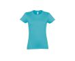 T-shirt femme personnalisé pour marque couleur bleu ciel