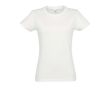 T-shirt femme personnalisé pour marque couleur blanc cassé