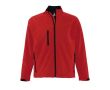 Veste soft Shell floquée avec logo couleur rouge