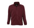 Vestes polaires personnalisables avec logo couleur bordeaux