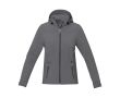 Veste soft Shell avec logo femme 300 g/m2 couleur gris