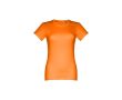 T-shirt blanc classique à col rond 190 g/m2 couleur orange