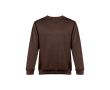 Sweat-shirt en coton et polyester 300 g/m2 couleur marron foncé