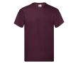 T-shirt en coton couleurs variées 145 g/m2 Fruit Of The Loom couleur grenat