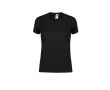 T-shirt ajusté en coton femme 150 g/m2 Fruit Of The Loom couleur noir