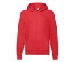 Sweat coton/polyester enfants 240 g/m2 Fruit Of The Loom couleur rouge