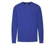Sweat-shirt léger coton/polyester 240 g/m2 Fruit Of The Loom couleur bleu