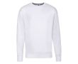 Sweat-shirt léger coton/polyester 240 g/m2 Fruit Of The Loom couleur blanc