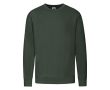 Sweat-shirt léger coton/polyester 240 g/m2 Fruit Of The Loom couleur vert foncé