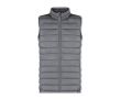 Gilet polyester RPET résistant à l'eau et au vent MKT Rostol couleur gris