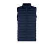 Gilet polyester RPET résistant à l'eau et au vent MKT Rostol couleur bleu marine