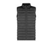 Gilet polyester RPET résistant à l'eau et au vent MKT Rostol couleur noir