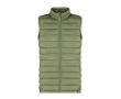 Gilet polyester RPET résistant à l'eau et au vent MKT Rostol couleur vert militaire