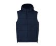 Gilet en polyester avec capuche intégrée MKT Brooke couleur bleu marine