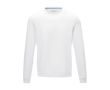 Pull col rond homme coton certifié GOTS 280 g/m2 Elevate NXT couleur blanc