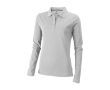 Polo en coton femme à manches longues 200 g/m2 Elevate Life couleur gris