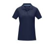 Polo piqué en coton bio GOTS femme 180 g/m2 Elevate NXT couleur bleu marine