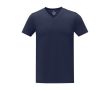 T-shirt col en V homme en coton 160 g/m2 Elevate Life couleur bleu marine