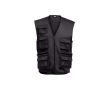 Gilet polyester/coton, poches multiples 200 g/m2 THC PIXEL couleur noir