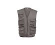 Gilet polyester/coton, poches multiples 200 g/m2 THC PIXEL couleur gris