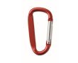 Mousqueton en aluminium plusieurs coloris pour petits objets couleur rouge