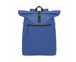 Sac à dos roll top pour ordinateur 15'' en polyester couleur bleu roi