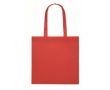 Sac de shopping en RPET non tissé à longues anses 80 g/m² couleur rouge