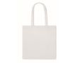 Sac de shopping en RPET non tissé à longues anses 80 g/m² couleur blanc