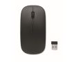 Souris sans fil en ABS avec batterie USB et câble inclus couleur noir