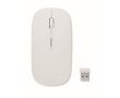 Souris sans fil en ABS avec batterie USB et câble inclus couleur blanc