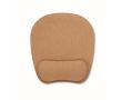 Tapis de souris ergonomique en liège avec base antidérapante couleur beige