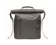 Sac à dos roll top étanche 30L en polyester avec zip frontal couleur gris foncé